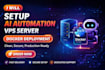setup ai automation vps server docker deployment