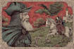 make a medieval woodcut style illustration