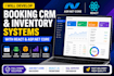 develop booking CRM and inventory systems with react  and asp  net core