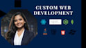 do custom web development and build responsive websites