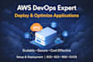 setup aws infrastructure and deploy your application
