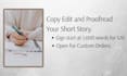 copy edit and proofread your short stories