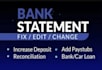 convert bank statement PDF to editable format