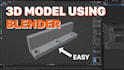 design 3d models in blender