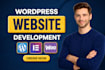 build a responsive wordpress ecommerce website,buisness website