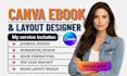 do canva ebook design canva ebook redesign workbook, lead magnet, layout design