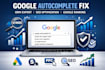 do google autocomplete ORM and SEO reputation service