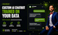 build a custom ai chatbot trained on your business data