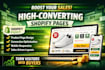 design a high converting shopify product page