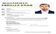 write a professional resume