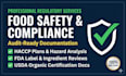 create audit ready haccp plan fda compliance and usda organic docs