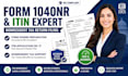 prepare form 1040nr, itin application, and non resident tax return