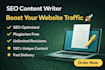 write seo friendly content and articels for your wabsite