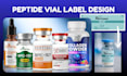 do peptide label design, vial label, sarms, supplements
