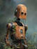 create cinematic sci fi robot character art with stunning detail