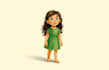 design book character maria logo