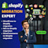 migrate your website in powerful shopify store