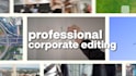 editing professionally your company video