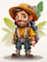 create 2d game character or 2d game character