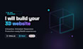 create 3d website by using 3js , r3f and webgl