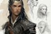 unique fantasy character sketch for you