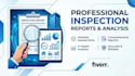 create professional inspection report PDF and quality report