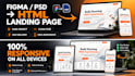 convert figma to responsive HTML landing page