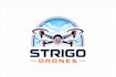 design drone modern drone 3d photography and camera logo