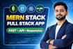 build full stack mern web app using mongodb, react, node js