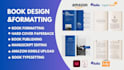 do paperback formatting, book typesetting, book formatting, layout design, kdp