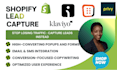 revamp your traffic with shopify  lead captures klaviyo optimonk privy omnisend