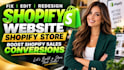 fix edit redesign shopify website shopify store boost shopify sales conversions