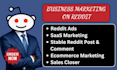 create organic reddit post and comment to boost crypto page saas website