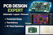 Design schematics, custom pcb design, gerber files, kicad, altium ...