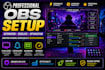 setup obs streaming with automation overlays and performance optimization