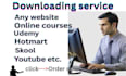 do professional upload and download service