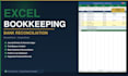 do excel bookkeeping and bank reconciliation professionally