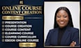 create professional online course content, course curriculum and lesson plans