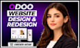 do odoo website design, wix website, squarespace website design and redesign