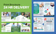 do creative trifold brochure, postcard, flyer, menu in 2hrs