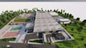 revamp modern sport complex,multipurpose court design,stadium facility rendering