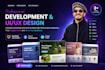 design or devlop custom website devlopment as a full stak webdevloper for you