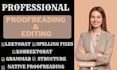 professionally proofread and edit your german text