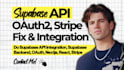 do supabase api integration, supabase backend, auth, nextjs, react, stripe