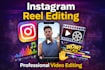 edit instagram reels professionally with trending effects