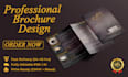 design professional bifold or trifold brochure