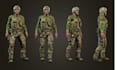 create 3d low poly models character for game assests, environments