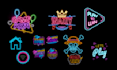 create neon logo animation for your brand