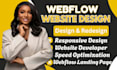 webflow website design, figma to webflow, webflow developer,webflow landing page
