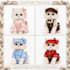 create adorable ai animal characters in costume uniforms